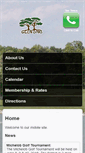 Mobile Screenshot of glenoaksgolf.com